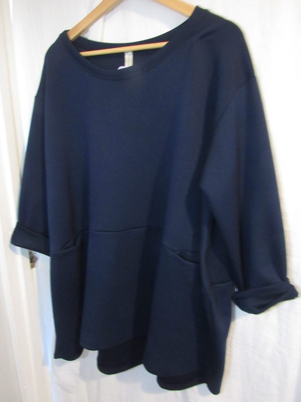 Ladies Women New Navy Blue Sweatshirt One Size fits sizes 18 20 22 - Image 3