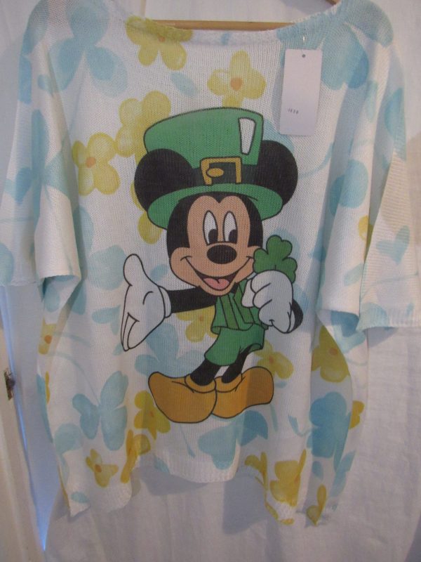 New Mickey Mouse Lightweight Jumper Short Sleeve One Size fits sizes 18 20 22 - Image 2