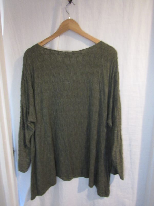 SALE SALE SALE NEW IN Khaki Waffle Soft Jumper One Size fits sizes 16 18 20 22 - Image 5