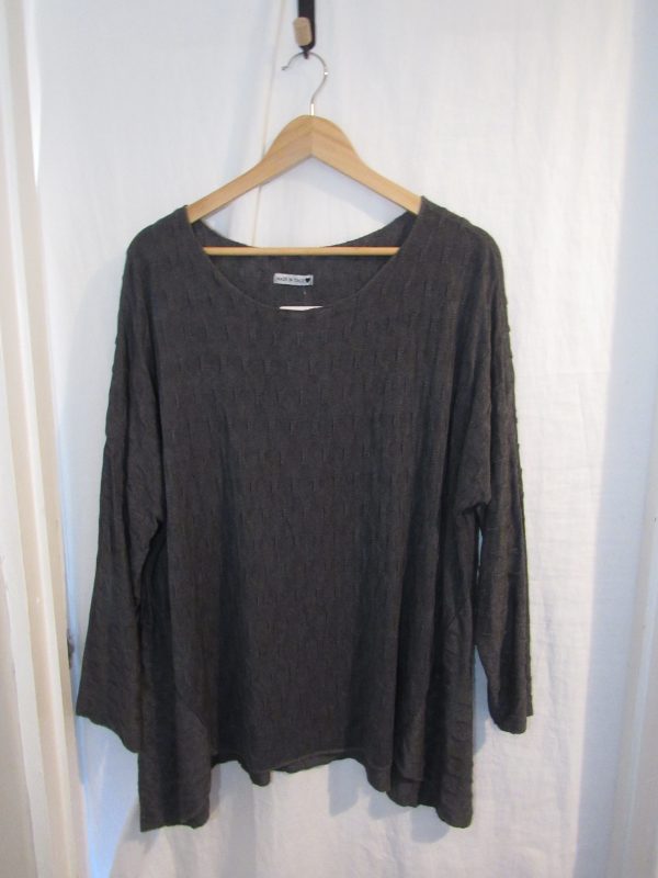 SALE SALE SALE NEW IN Grey Waffle Soft Jumper One Size fits sizes 16 18 20 22