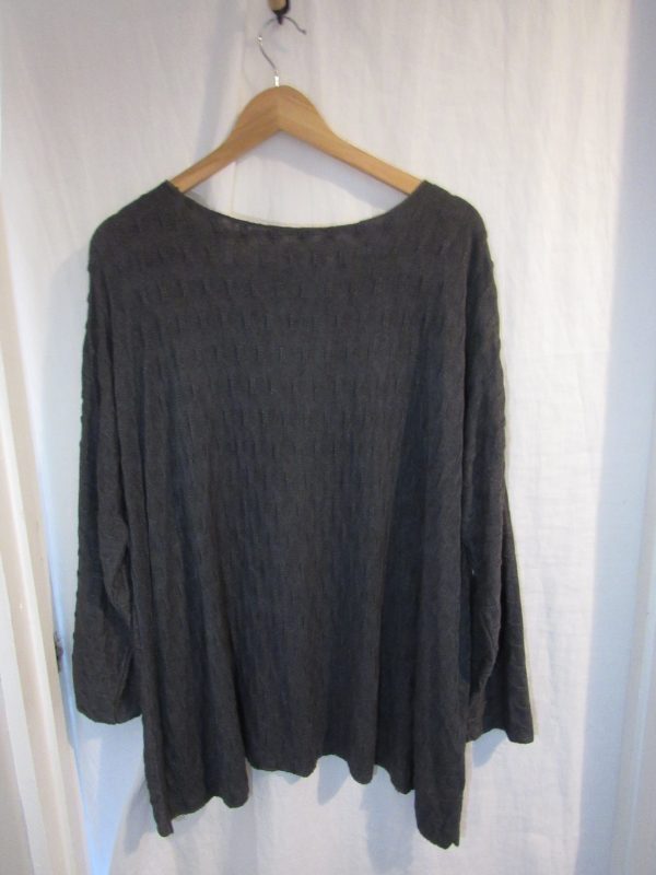 SALE SALE SALE NEW IN Grey Waffle Soft Jumper One Size fits sizes 16 18 20 22 - Image 5