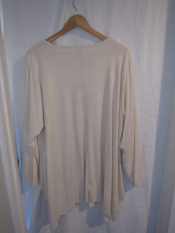 SALE SALE SALE NEW Ladies Cream Lightweight Butterfly Plus Jumper One Size fits sizes 18 20 22 24 NON RETURNABLE - Image 5