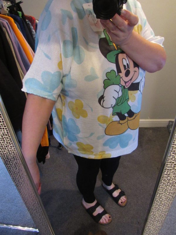 FAULT New Mickey Mouse Lightweight Jumper Short Sleeve One Size fits sizes 18 20 22 NON RETURNABLE - Image 9