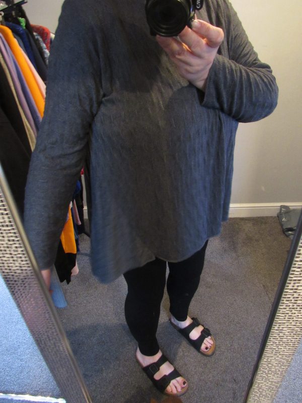 SALE SALE SALE NEW IN Grey Waffle Soft Jumper One Size fits sizes 16 18 20 22 - Image 7