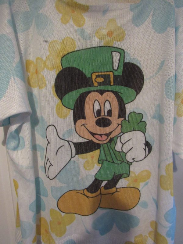 FAULT New Mickey Mouse Lightweight Jumper Short Sleeve One Size fits sizes 18 20 22 NON RETURNABLE - Image 4