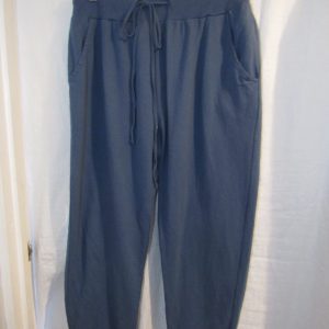 New Ladies Plain Joggers Denim Blue One Size fits sizes 16 18 20 22 Size 2
