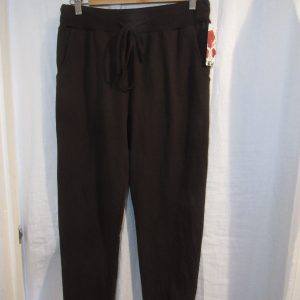 New Ladies Plain Joggers Chocolate Brown One Size fits sizes 10 12 14 16 Size 1