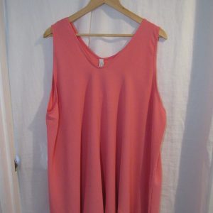 SALE SALE SALE New Ladies Coral Sleeveless Swing Top Plus Size One Size fits 18 20 22 24 NON RETURNABLE