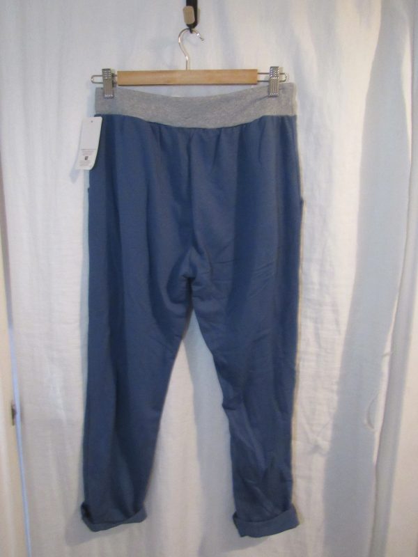 NEW Ladies Womens Denim Blue Joggers Trousers One Size fits sizes 10 12 14 16 Size 1 - Image 5