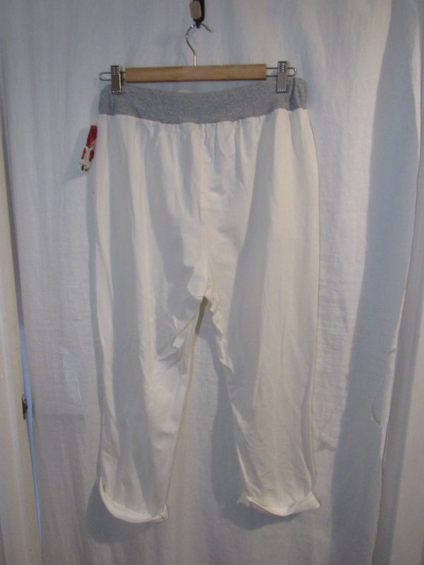 NEW Ladies Womens White Joggers Trousers One Size fits sizes 16 18 20 22 Size 2 - Image 5