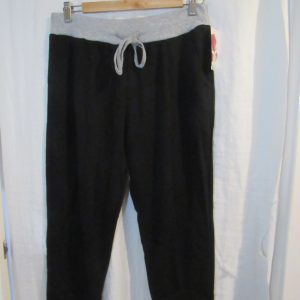 NEW Ladies Womens Black Joggers Trousers One Size fits sizes 16 18 20 22 Size 2