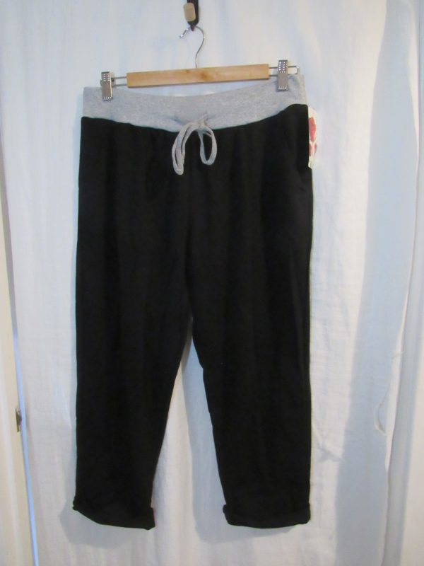 NEW Ladies Womens Black Joggers Trousers One Size fits sizes 16 18 20 22 Size 2 - Image 2