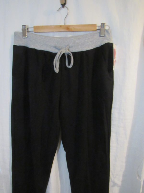 NEW Ladies Womens Black Joggers Trousers One Size fits sizes 16 18 20 22 Size 2 - Image 3