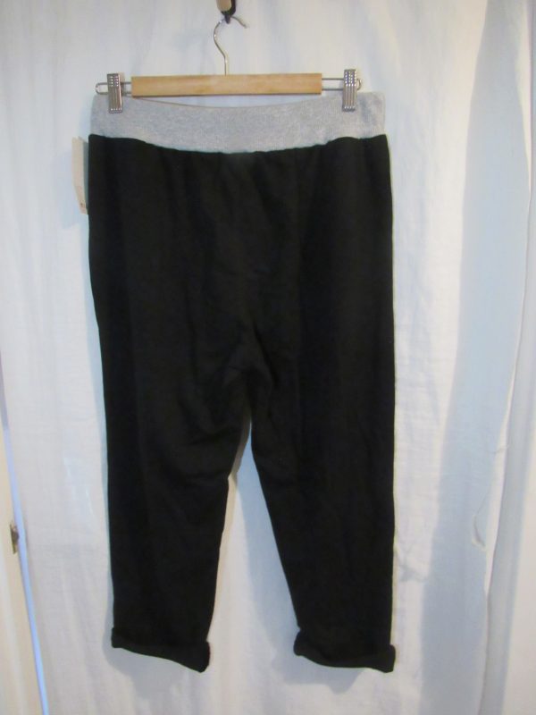 NEW Ladies Womens Black Joggers Trousers One Size fits sizes 16 18 20 22 Size 2 - Image 5