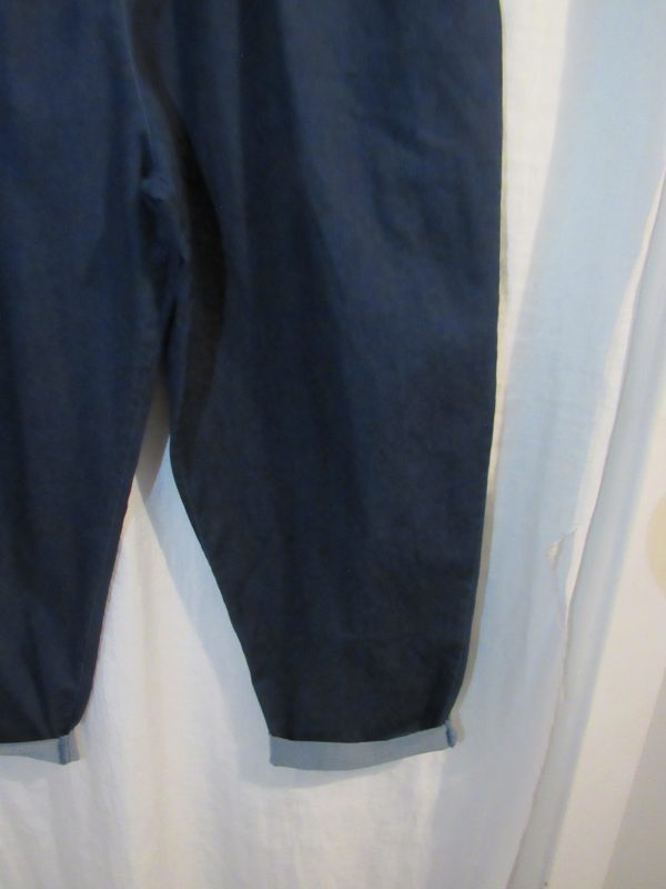 NEW Ladies Womens Dark Denim 3/4 Length Trousers One size fits sizes 18 20 22 24 - Image 3