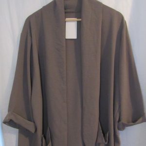 NEW Ladies Mocha Lightweight Jacket One size fits sizes 18 20 22