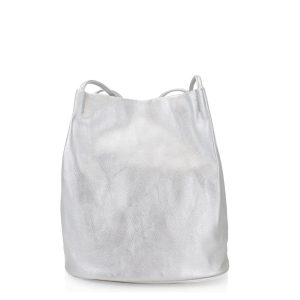 New Ladies Silver Shopping Bag