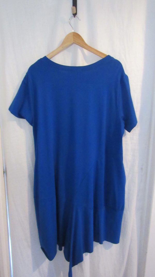 SPECIAL PRICE New Ladies Royal Blue Pocket Tunic Top One Size fits sizes 16 18 20 22 Non returnable - Image 5