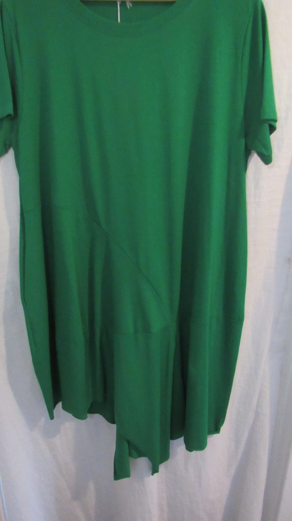 SPECIAL PRICE New Ladies Green Pocket Tunic Top One Size fits sizes 16 18 20 22 Non returnable - Image 4