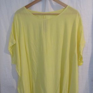 New Ladies Lemon Tunic Top One Size fits sizes 16 18 20 22