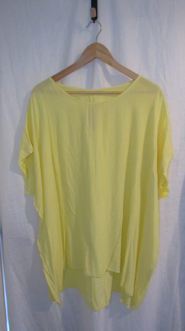 New Ladies Lemon Tunic Top One Size fits sizes 16 18 20 22 - Image 2