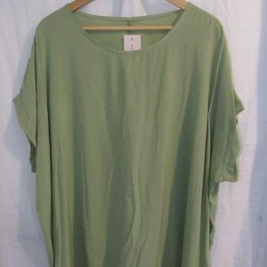 New Ladies Sage Tunic Top One Size fits sizes 16 18 20 22
