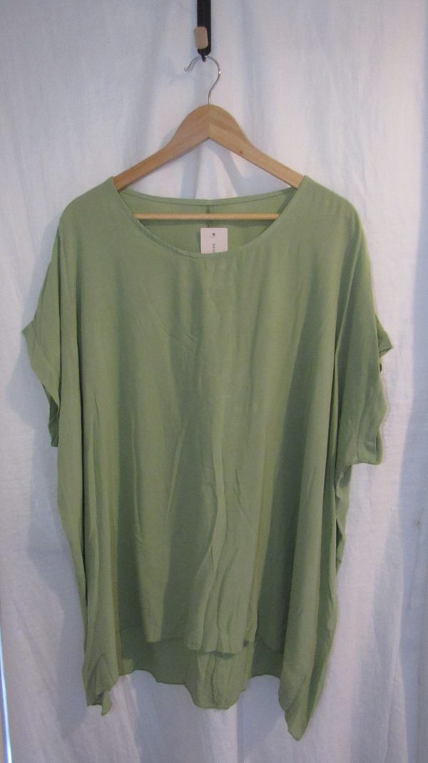 New Ladies Sage Tunic Top One Size fits sizes 16 18 20 22 - Image 2