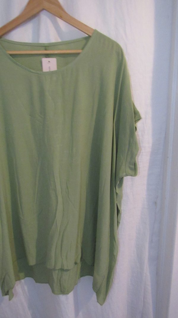 New Ladies Sage Tunic Top One Size fits sizes 16 18 20 22 - Image 3