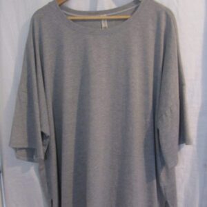 SALE SALE SALE New Ladies Grey edged with Grey Tunic Top One Size fits sizes 16 18 20 22 NON RETURNABLE
