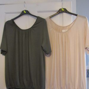 Bundle of tops 1 x beige and 1 x khaki Only £15 for both