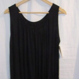 SALE SALE SALE New Ladies Black Sleeveless Sun Top One size fits sizes 16 18 20 22 Plus Size NON RETURNABLE