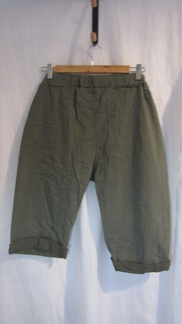 NEW Ladies Khaki Magic Shorts Plus Size One Size Fits sizes 18 20 22 Size 2 - Image 5