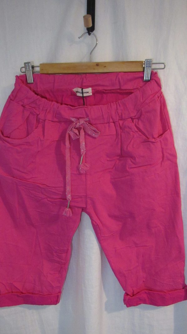 NEW Ladies Cerise Pink Magic Shorts One Size Fits sizes 10 12 14 16 18 Size 1 - Image 3