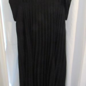 New Ladies Black Pleated Maxi Dress One Size fits sizes 18 20 22 24