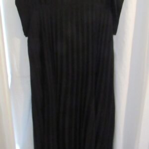 New Ladies Black Pleated Maxi Dress One Size fits sizes 18 20 22 24