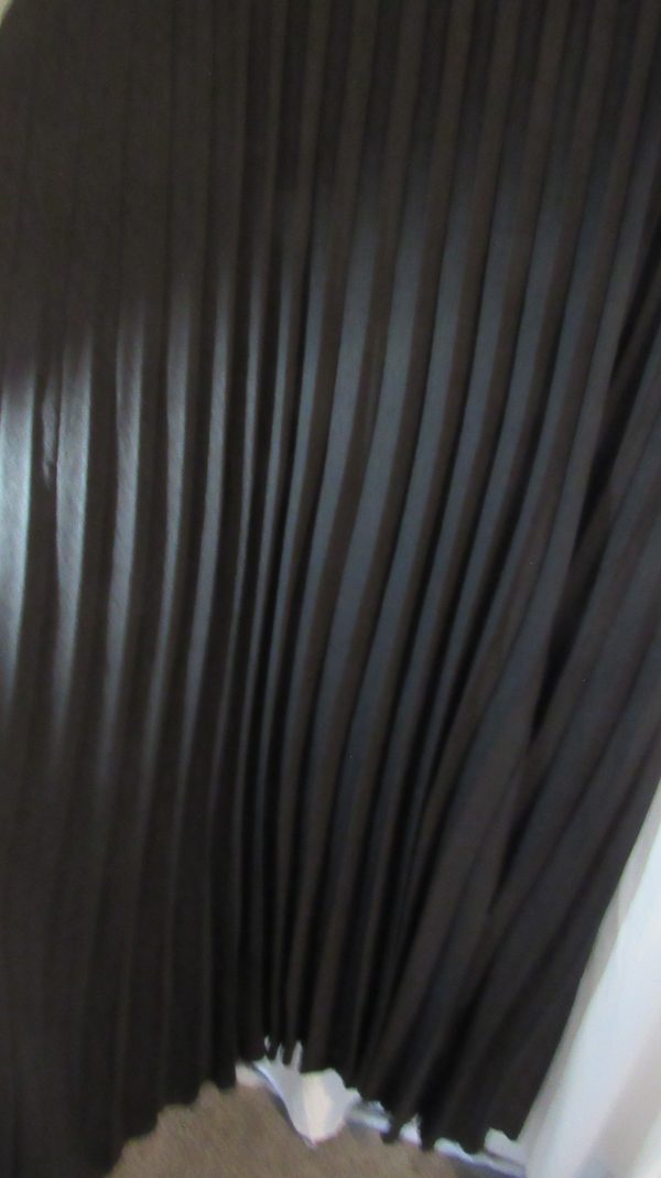 New Ladies Black Pleated Maxi Dress One Size fits sizes 18 20 22 24 - Image 4