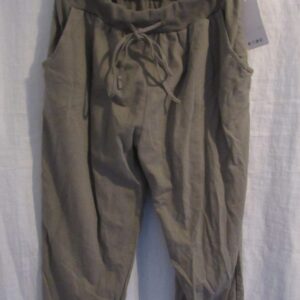 New Ladies Plain Joggers Mocha One Size fits sizes 16 18 20 Size 2