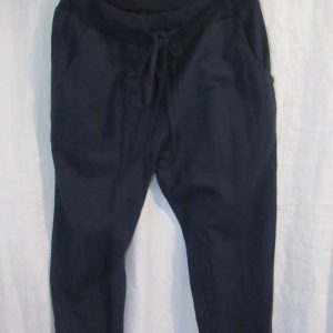 New Ladies Plain Joggers Navy Blue One Size fits sizes 10 12 14 16 Size 1