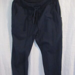 New Ladies Plain Joggers Navy Blue One Size fits sizes 10 12 14 16 Size 1