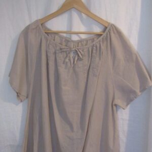 New Ladies Beige On off Shoulder Top One Size fits sizes 18 20 22
