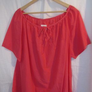 New Ladies Cerise Pink On off Shoulder Top One Size fits sizes 18 20 22