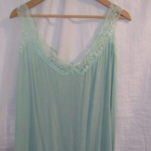 New Ladies Mint Lacy Strap Plus Size Vest Top One Size fits sizes 16 18 20 22