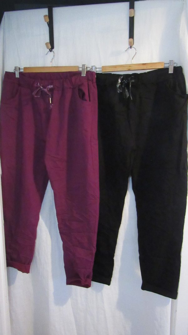 Bundle Deal 2 x pairs of Magic trousers Purple and Black Size 2 for only £20 NON RETURNABLE