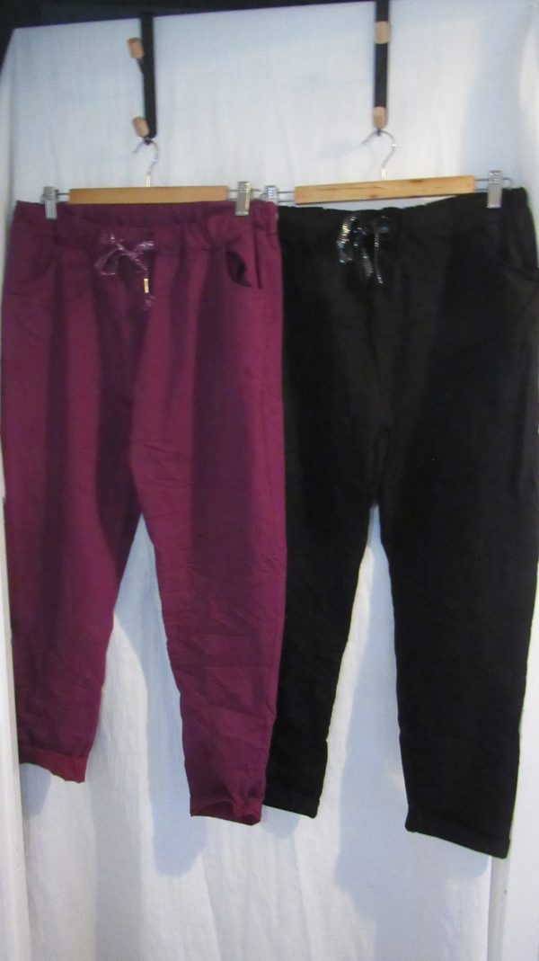 Bundle Deal 2 x pairs of Magic trousers Purple and Black Size 2 for only £20 NON RETURNABLE - Image 2