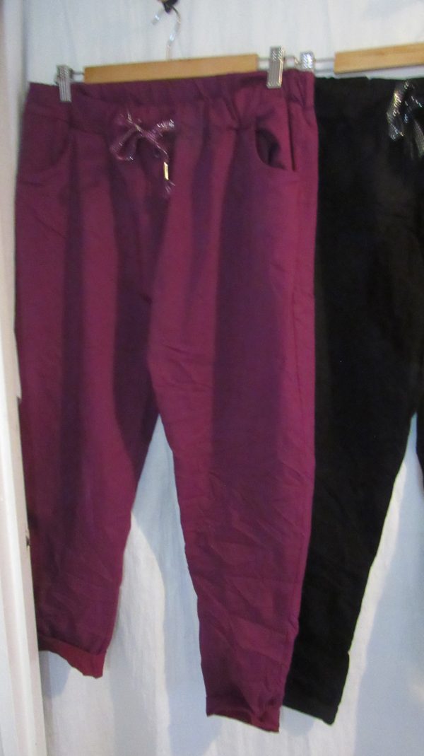 Bundle Deal 2 x pairs of Magic trousers Purple and Black Size 2 for only £20 NON RETURNABLE - Image 3