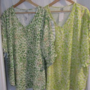 Bundle deal 1 x Lime 1 x Green Frill Shoulder Tops for only £20 NON RETURNABLE