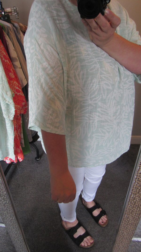 DEAL OF THE DAY New Ladies Mint Floral Cotton Top One Size fits sizes 18 20 22 SALE SALE SALE - Image 9
