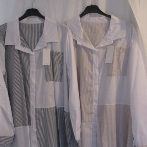 Bundle deal 2 x plus size shirts 1 x black and 1 x beige for only £20