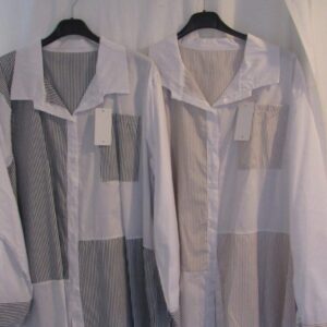 Bundle deal 2 x plus size shirts 1 x black and 1 x beige for only £20