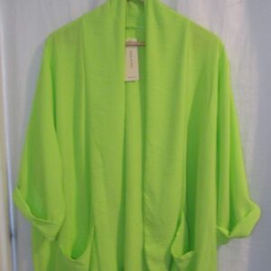 NEW Ladies Lime Lightweight Jacket One size fits sizes 18 20 22